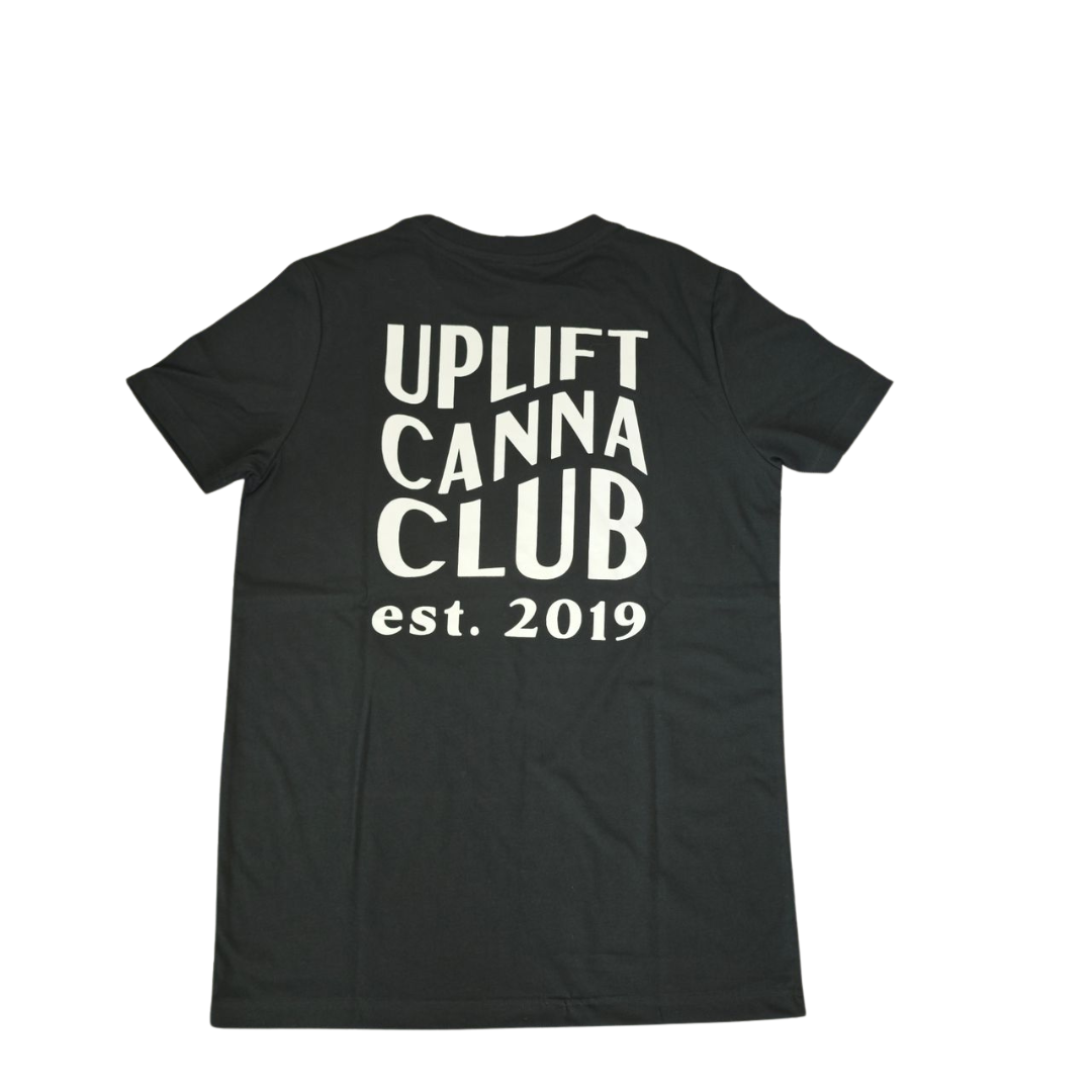 Wavy Uplift Black T-Shirt