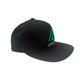 Green Flat Brim Hat